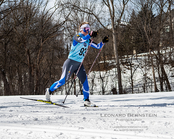 Junior Nationals Classic Races, Theodore Wirth Park, Minneapolis, MN. 11 March 2022.