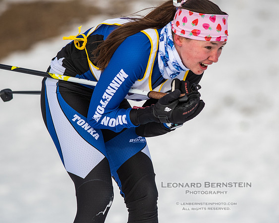 MSHSL State Section 2 Nordic Ski Championships, Theodore Wirth Park, Minneapolis, MN. 7 February  2022.