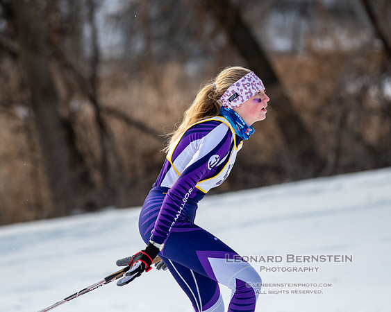 MSHSL State Section 2 Nordic Ski Championships, Theodore Wirth Park, Minneapolis, MN. 7 February  2022.