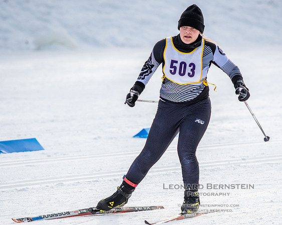 MSHSL State Section 2 Nordic Ski Championships, Theodore Wirth Park, Minneapolis, MN. 7 February  2022.