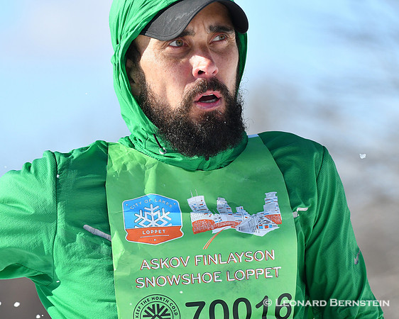 City of Lakes Snowshoe Loppet 10 km, 2 Feb. 2020