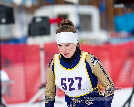 MSHSL State Section 2 Nordic Ski Championships, Theodore Wirth Park, Minneapolis, MN. 7 February  2022.
