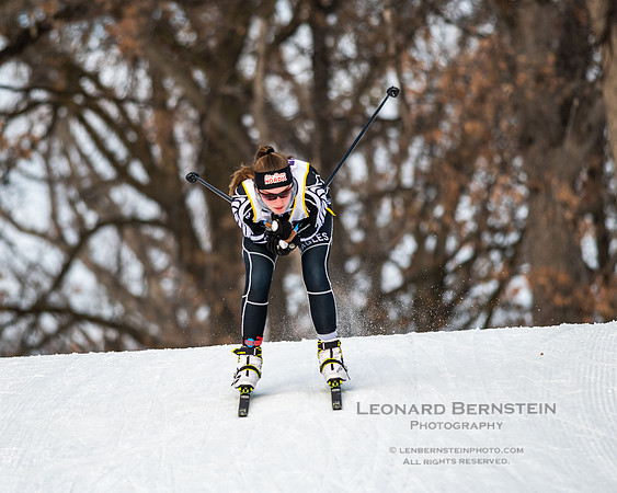 MSHSL State Section 2 Nordic Ski Championships, Theodore Wirth Park, Minneapolis, MN. 7 February  2022.