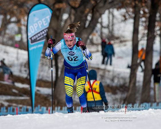 Junior Nationals Classic Races, Theodore Wirth Park, Minneapolis, MN. 11 March 2022.