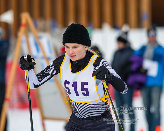 MSHSL State Section 2 Nordic Ski Championships, Theodore Wirth Park, Minneapolis, MN. 7 February  2022.