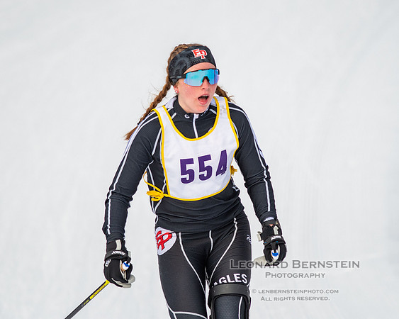 MSHSL State Section 2 Nordic Ski Championships, Theodore Wirth Park, Minneapolis, MN. 7 February  2022.
