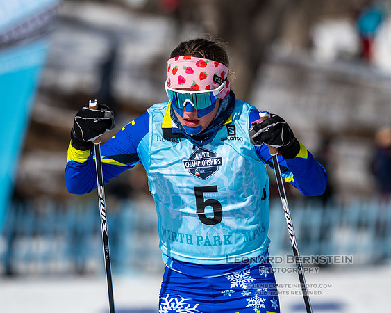 Junior Nationals Classic Races, Theodore Wirth Park, Minneapolis, MN. 11 March 2022.