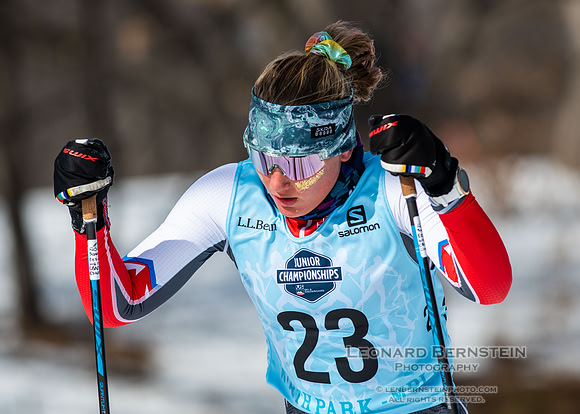 Junior Nationals Classic Races, Theodore Wirth Park, Minneapolis, MN. 11 March 2022.