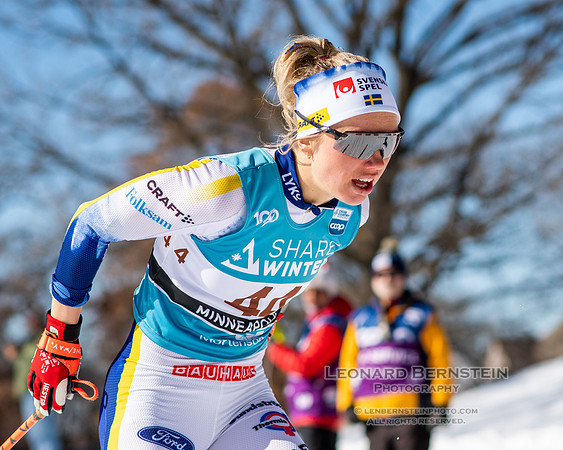 18.02.2024 Minneapolis (USA), Women's 10 km Interval Start Free, Stifel Loppet Cup, COOP FIS World Cup Cross-Country.