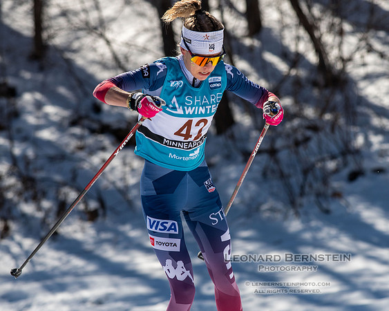 18.02.2024 Minneapolis (USA), Women's 10 km Interval Start Free, Stifel Loppet Cup, COOP FIS World Cup Cross-Country.