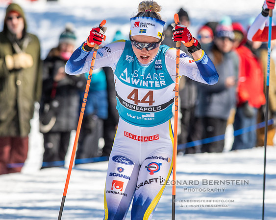 18.02.2024 Minneapolis (USA), Women's 10 km Interval Start Free, Stifel Loppet Cup, COOP FIS World Cup Cross-Country.