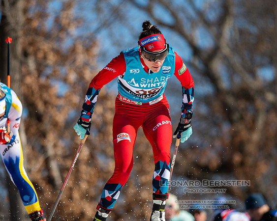 18.02.2024 Minneapolis (USA), Women's 10 km Interval Start Free, Stifel Loppet Cup, COOP FIS World Cup Cross-Country.