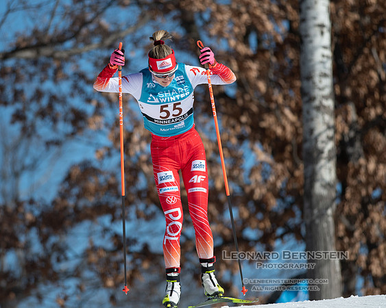 18.02.2024 Minneapolis (USA), Women's 10 km Interval Start Free, Stifel Loppet Cup, COOP FIS World Cup Cross-Country.