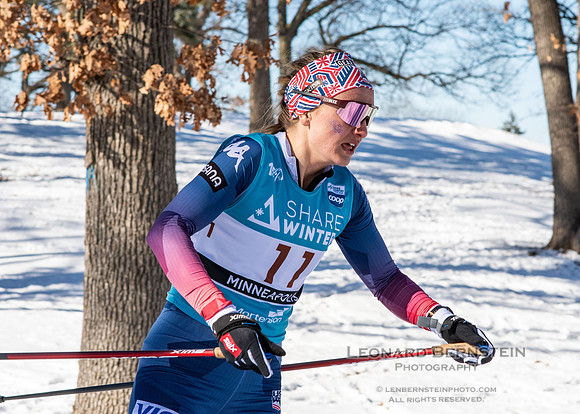 18.02.2024 Minneapolis (USA), Women's 10 km Interval Start Free, Stifel Loppet Cup, COOP FIS World Cup Cross-Country.