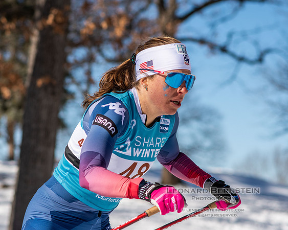 18.02.2024 Minneapolis (USA), Women's 10 km Interval Start Free, Stifel Loppet Cup, COOP FIS World Cup Cross-Country.