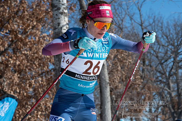 18.02.2024 Minneapolis (USA), Women's 10 km Interval Start Free, Stifel Loppet Cup, COOP FIS World Cup Cross-Country.