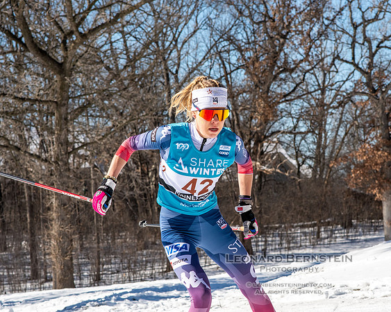 18.02.2024 Minneapolis (USA), Women's 10 km Interval Start Free, Stifel Loppet Cup, COOP FIS World Cup Cross-Country.