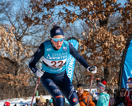 18.02.2024 Minneapolis (USA), Women's 10 km Interval Start Free, Stifel Loppet Cup, COOP FIS World Cup Cross-Country.