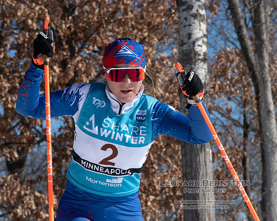 18.02.2024 Minneapolis (USA), Women's 10 km Interval Start Free, Stifel Loppet Cup, COOP FIS World Cup Cross-Country.