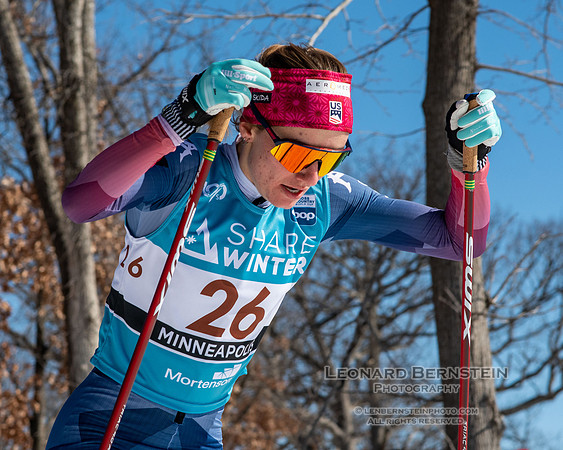 18.02.2024 Minneapolis (USA), Women's 10 km Interval Start Free, Stifel Loppet Cup, COOP FIS World Cup Cross-Country.