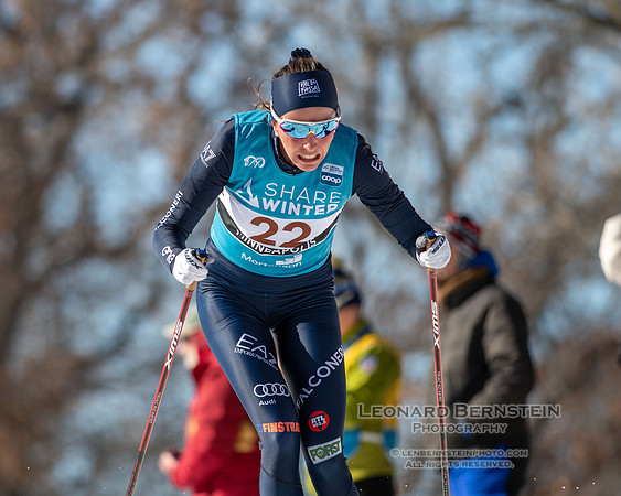 18.02.2024 Minneapolis (USA), Women's 10 km Interval Start Free, Stifel Loppet Cup, COOP FIS World Cup Cross-Country.