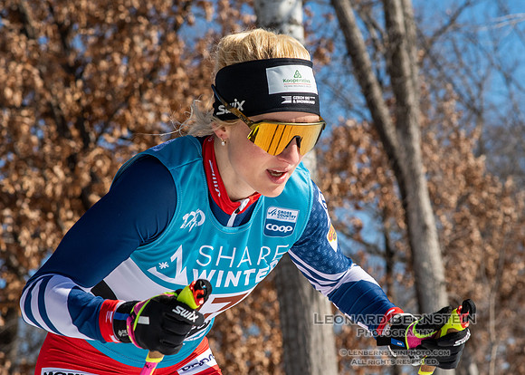 18.02.2024 Minneapolis (USA), Women's 10 km Interval Start Free, Stifel Loppet Cup, COOP FIS World Cup Cross-Country.