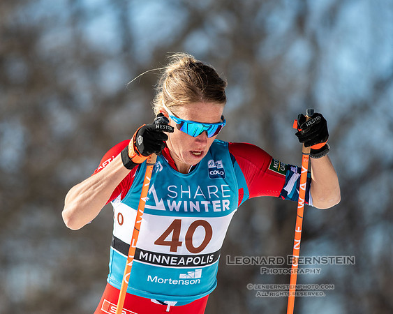 18.02.2024 Minneapolis (USA), Women's 10 km Interval Start Free, Stifel Loppet Cup, COOP FIS World Cup Cross-Country.