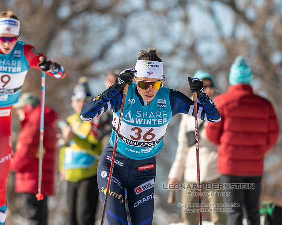 18.02.2024 Minneapolis (USA), Women's 10 km Interval Start Free, Stifel Loppet Cup, COOP FIS World Cup Cross-Country.