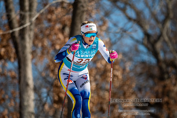 18.02.2024 Minneapolis (USA), Women's 10 km Interval Start Free, Stifel Loppet Cup, COOP FIS World Cup Cross-Country.