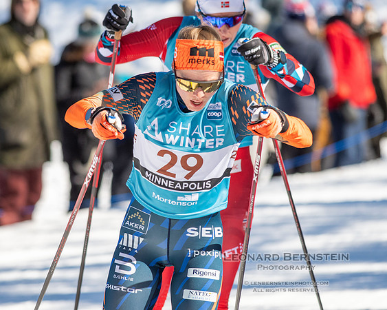 18.02.2024 Minneapolis (USA), Women's 10 km Interval Start Free, Stifel Loppet Cup, COOP FIS World Cup Cross-Country.