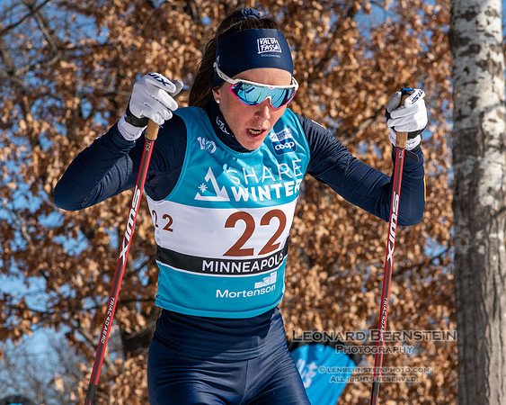18.02.2024 Minneapolis (USA), Women's 10 km Interval Start Free, Stifel Loppet Cup, COOP FIS World Cup Cross-Country.
