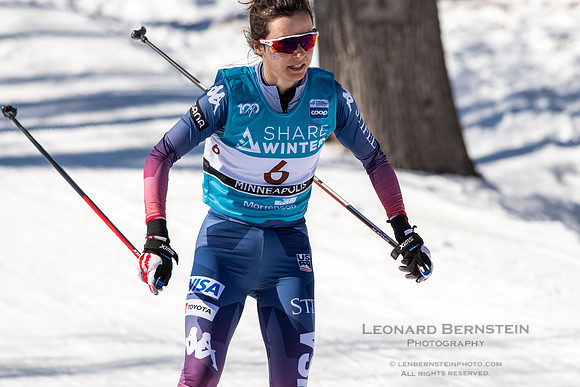 18.02.2024 Minneapolis (USA), Women's 10 km Interval Start Free, Stifel Loppet Cup, COOP FIS World Cup Cross-Country.