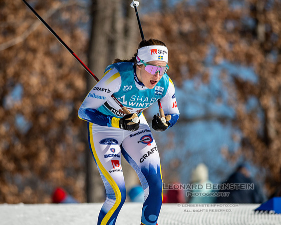 18.02.2024 Minneapolis (USA), Women's 10 km Interval Start Free, Stifel Loppet Cup, COOP FIS World Cup Cross-Country.