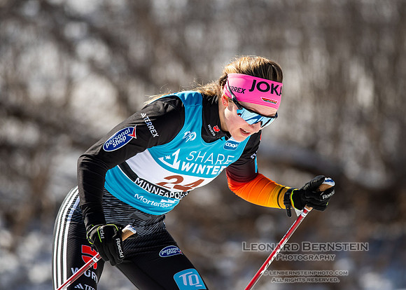 18.02.2024 Minneapolis (USA), Women's 10 km Interval Start Free, Stifel Loppet Cup, COOP FIS World Cup Cross-Country.