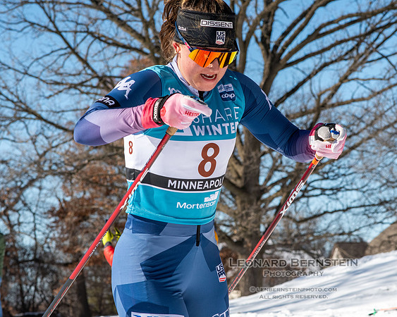 18.02.2024 Minneapolis (USA), Women's 10 km Interval Start Free, Stifel Loppet Cup, COOP FIS World Cup Cross-Country.