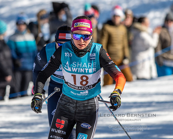 18.02.2024 Minneapolis (USA), Women's 10 km Interval Start Free, Stifel Loppet Cup, COOP FIS World Cup Cross-Country.