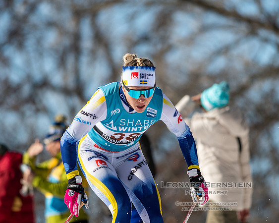 18.02.2024 Minneapolis (USA), Women's 10 km Interval Start Free, Stifel Loppet Cup, COOP FIS World Cup Cross-Country.
