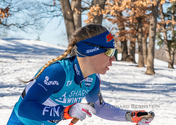18.02.2024 Minneapolis (USA), Women's 10 km Interval Start Free, Stifel Loppet Cup, COOP FIS World Cup Cross-Country.