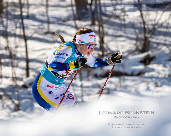 18.02.2024 Minneapolis (USA), Women's 10 km Interval Start Free, Stifel Loppet Cup, COOP FIS World Cup Cross-Country.