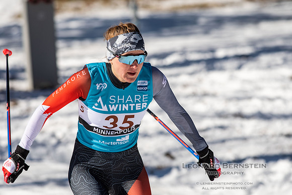 18.02.2024 Minneapolis (USA), Women's 10 km Interval Start Free, Stifel Loppet Cup, COOP FIS World Cup Cross-Country.