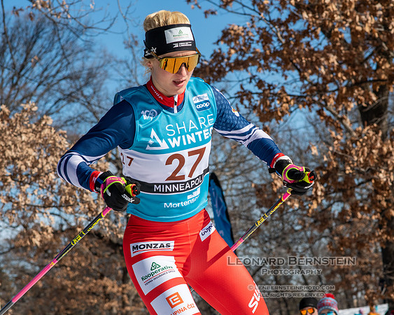 18.02.2024 Minneapolis (USA), Women's 10 km Interval Start Free, Stifel Loppet Cup, COOP FIS World Cup Cross-Country.
