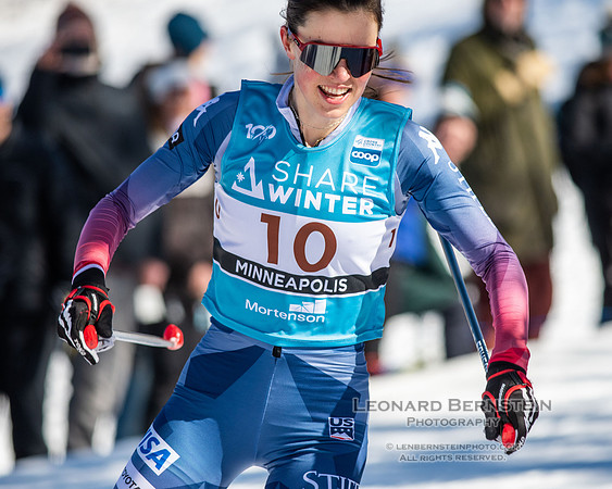 18.02.2024 Minneapolis (USA), Women's 10 km Interval Start Free, Stifel Loppet Cup, COOP FIS World Cup Cross-Country.