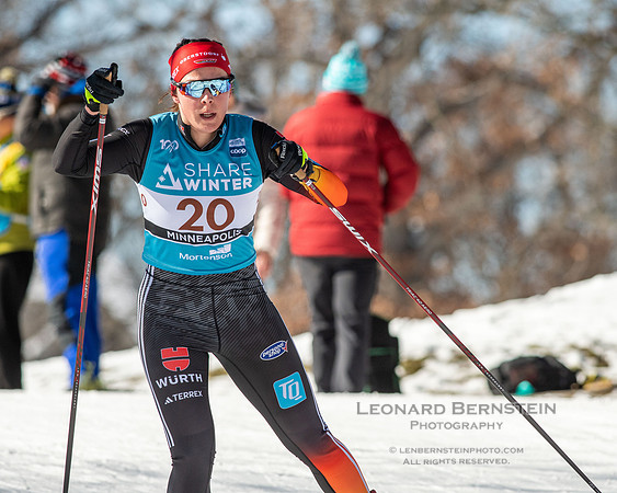 18.02.2024 Minneapolis (USA), Women's 10 km Interval Start Free, Stifel Loppet Cup, COOP FIS World Cup Cross-Country.