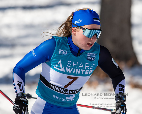 18.02.2024 Minneapolis (USA), Women's 10 km Interval Start Free, Stifel Loppet Cup, COOP FIS World Cup Cross Country.