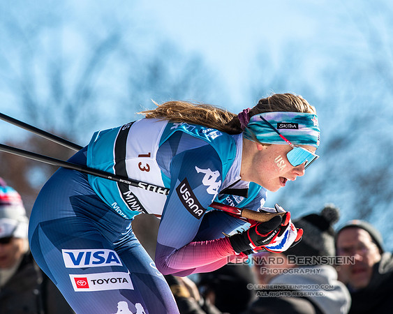 18.02.2024 Minneapolis (USA), Women's 10 km Interval Start Free, Stifel Loppet Cup, COOP FIS World Cup Cross-Country.