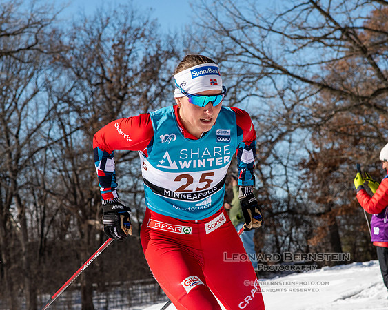 18.02.2024 Minneapolis (USA), Women's 10 km Interval Start Free, Stifel Loppet Cup, COOP FIS World Cup Cross-Country.
