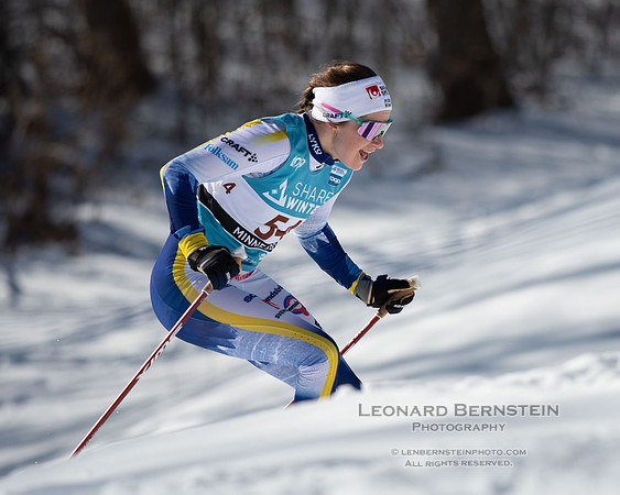 18.02.2024 Minneapolis (USA), Women's 10 km Interval Start Free, Stifel Loppet Cup, COOP FIS World Cup Cross-Country.