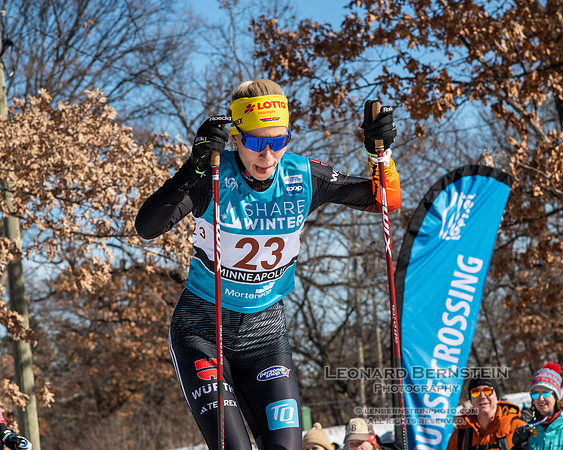 18.02.2024 Minneapolis (USA), Women's 10 km Interval Start Free, Stifel Loppet Cup, COOP FIS World Cup Cross-Country.