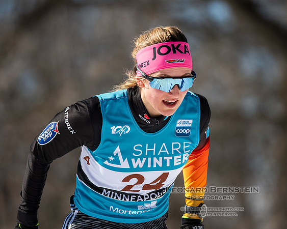 18.02.2024 Minneapolis (USA), Women's 10 km Interval Start Free, Stifel Loppet Cup, COOP FIS World Cup Cross-Country.