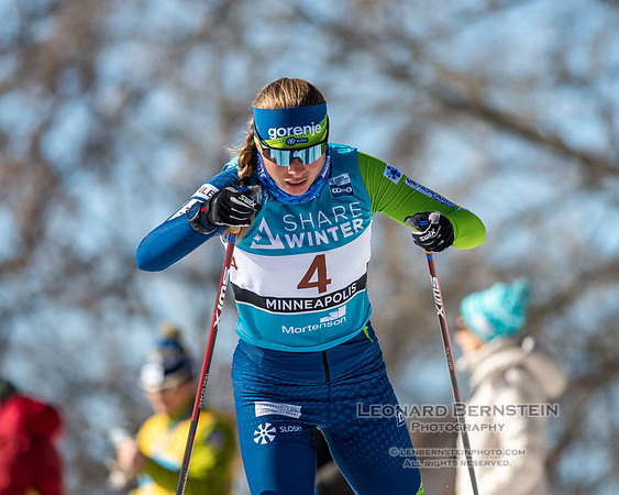 18.02.2024 Minneapolis (USA), Women's 10 km Interval Start Free, Stifel Loppet Cup, COOP FIS World Cup Cross-Country.